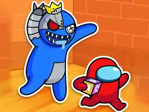 Гульня Rainbow Friends Survival Puzzle онлайн