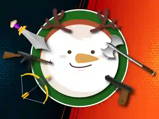 Гульня Kick The Snowman Xmas онлайн