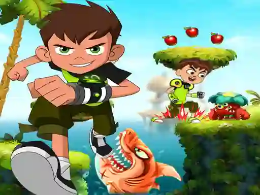 Гульня Ben 10 Super Run Fast онлайн