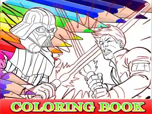 Гульня Coloring Book for Darth Vader онлайн
