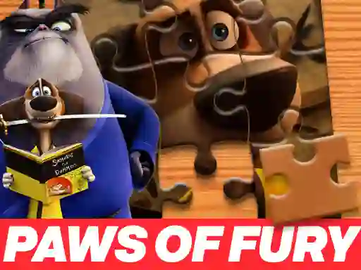 Гульня Paws of Fury The Legend of Hank Jigsaw Puzzle онлайн