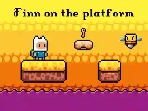 Гульня Finn on the platform онлайн