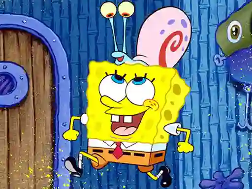 Гульня Spongebob Coloring онлайн