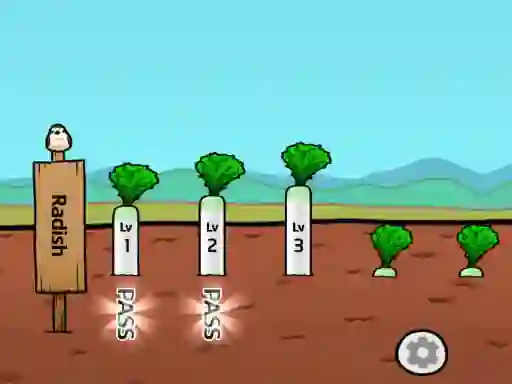 Гульня Radish онлайн