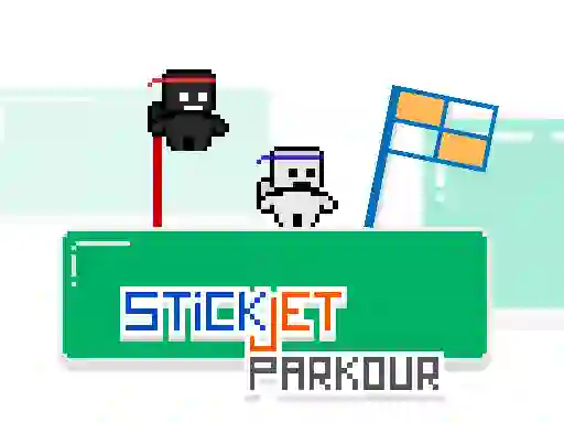Гульня StickJet Parkour онлайн