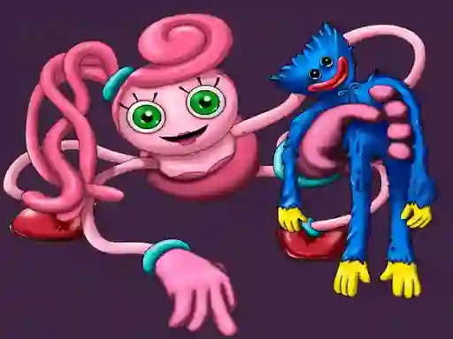 Гульня Mommy Stikman Vs Huggy Wuggy онлайн