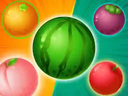 Гульня Fruits merge Battle онлайн