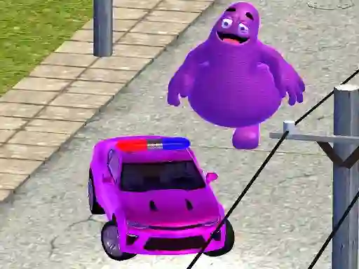 Гульня Grimace vs Police SuperCar онлайн