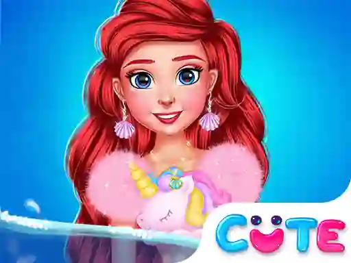 Гульня Princess Turned Into Mermaid онлайн