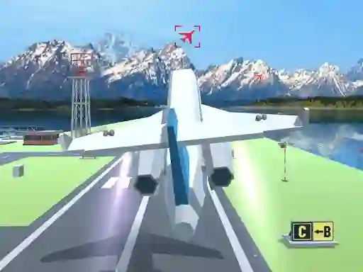 Гульня Polygon Flight Simulator онлайн