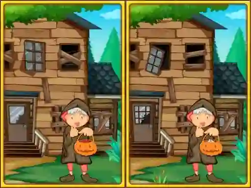 Гульня Spot the differences halloween онлайн