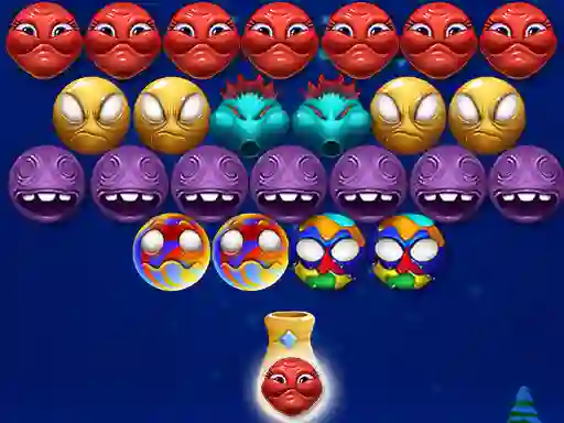 Гульня Bubble Monsters Shooter онлайн