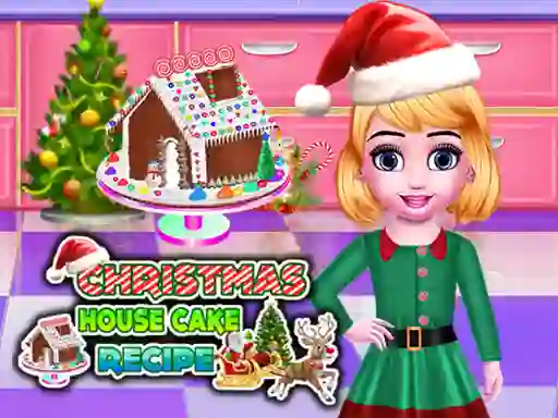 Гульня Christmas House Cake Recipe онлайн