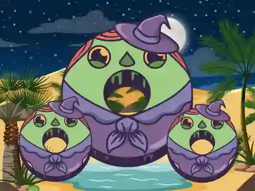 Гульня  Circle Zombie онлайн
