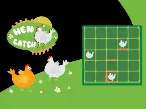 Гульня Catch The Hen онлайн