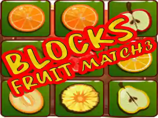 Гульня Blocks Fruit Match3 онлайн