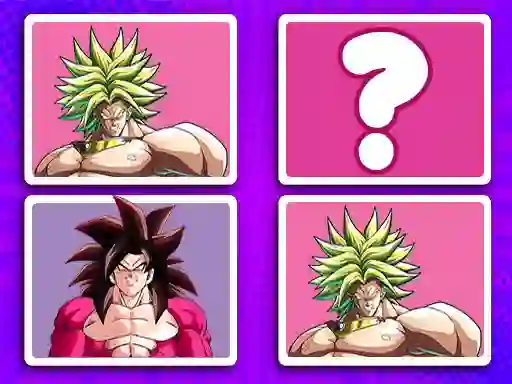 Гульня DragonBall Match Cards онлайн