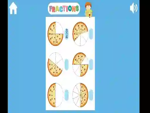 Гульня Fractions онлайн