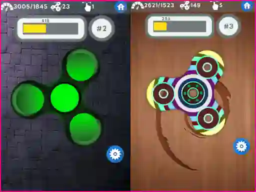 Гульня Hand Spinner Simulator онлайн