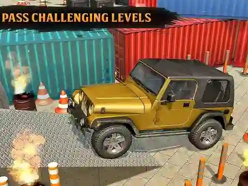 Гульня Classic Real 4x4 Jeep Parking Drive Game онлайн