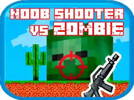 Гульня Noob shooter vs Zombie онлайн