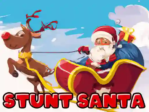 Гульня Stunt Santa онлайн