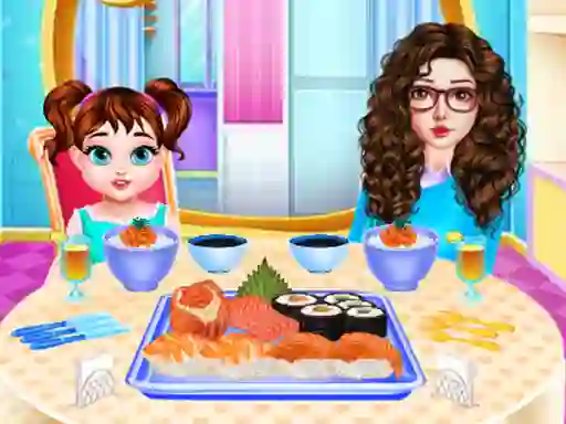 Гульня Baby Taylor Sushi Cooking онлайн