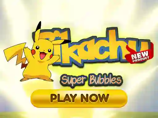 Гульня Pikachu Super Bubbles онлайн