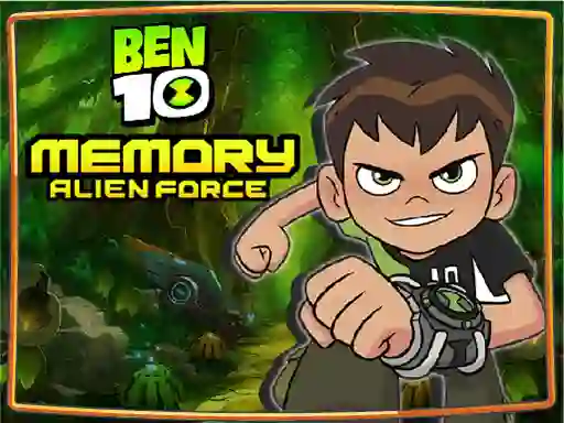 Гульня Ben 10 Memory Alien Force онлайн
