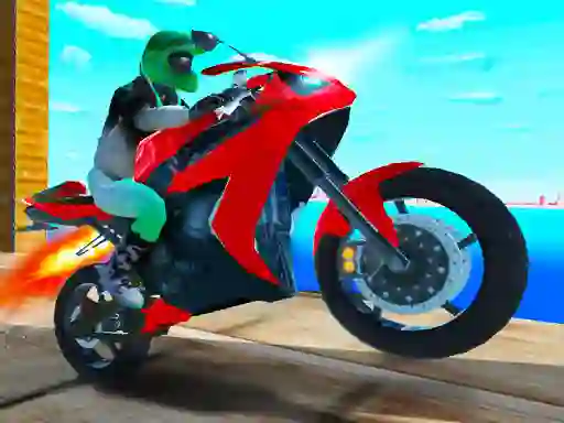 Гульня Port Bike Stunt онлайн