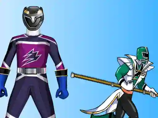Гульня Power Rangers Dressup онлайн