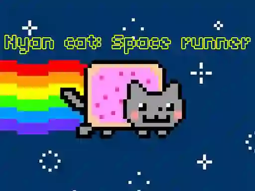 Гульня Nyan Cat: Space runner онлайн