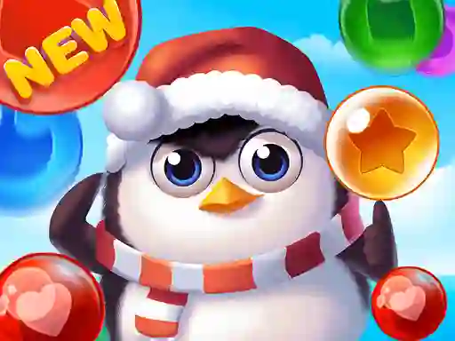 Гульня Bubble Penguins онлайн