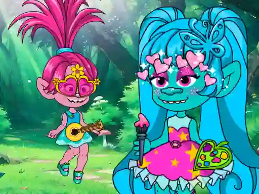 Гульня Chibi Troll Fashion Maker онлайн