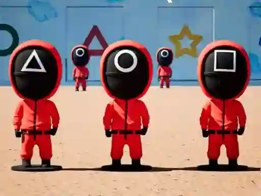 Гульня Squid Game hide and seek онлайн