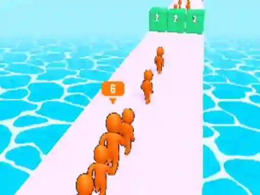 Гульня Leader Follow онлайн