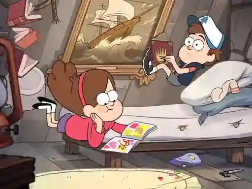 Гульня Gravity Falls Slide онлайн