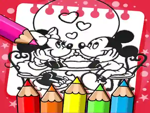 Гульня Mickey Mouse Coloring Book онлайн