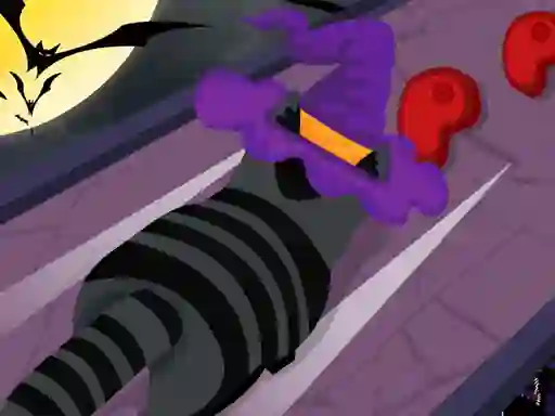 Гульня Halloween Run Cat Evolution онлайн