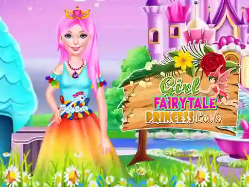 Гульня Girl Fairytale Princess Look онлайн