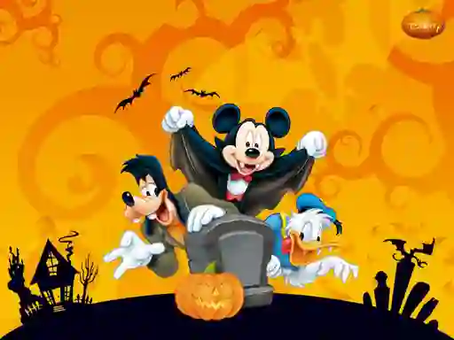 Гульня Disney Halloween Jigsaw Puzzle онлайн