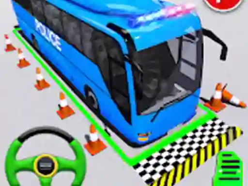 Гульня Modern Bus Parking онлайн