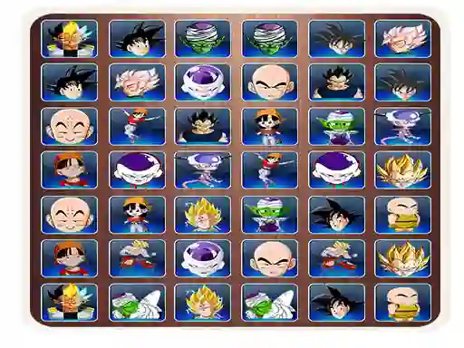 Гульня ?Find The Dragon Ball Z Face онлайн