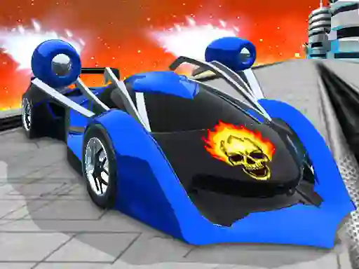 Гульня Fly Car Stunt 5 онлайн