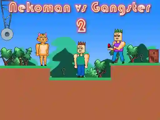 Гульня Nekoman vs Gangster 2 онлайн