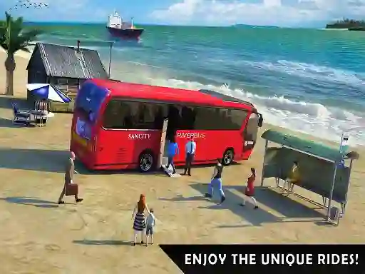 Гульня Floating water surface bus онлайн