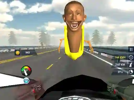 Гульня Traffic Ride Skibidi Toilet онлайн