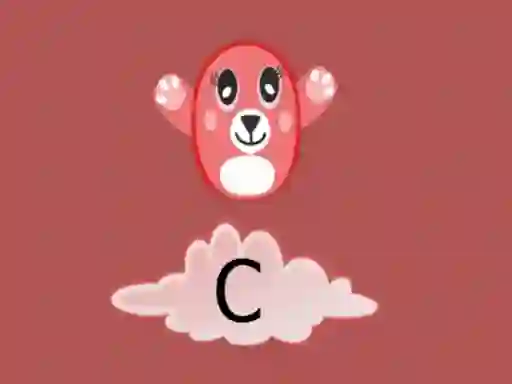 Гульня Jump Over Alphabets онлайн