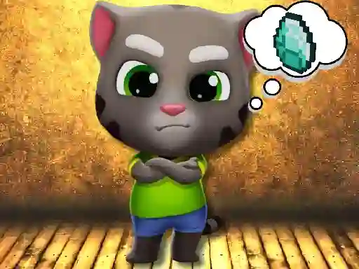 Гульня Talking Tom Diamond Hunt онлайн