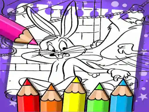 Гульня Bugs Bunny Coloring Book онлайн